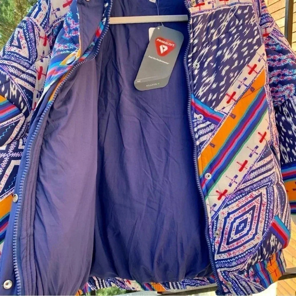 NWT Free People Powerhouse Puffer Jacket Coat Winter Ski Printed - Picture 12 of 15